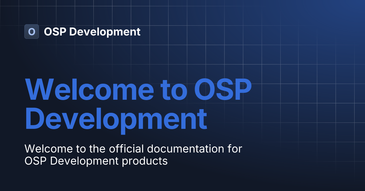 Welcome to OSP Development | Transport Heists | OSP Development